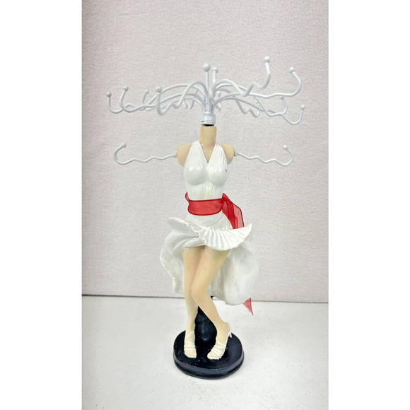 Marilyn‎ Monroe Necklace/Jewelry Hanger White Dress Iconic some issues - Picture 1 of 5